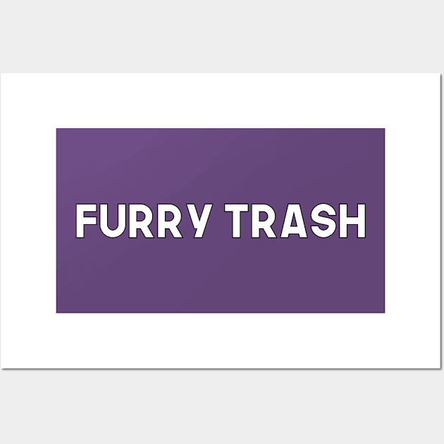 Furry Trash Wall Art by DuskEyesDesigns